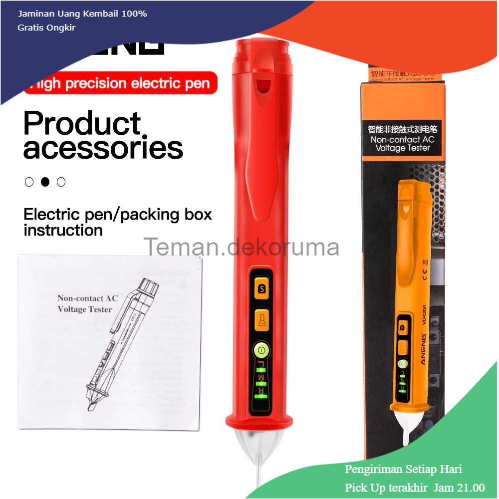 TD - PR1 ANENG Tester Pen Non Contact AC Voltage Detector 12-1000 V - VD420A