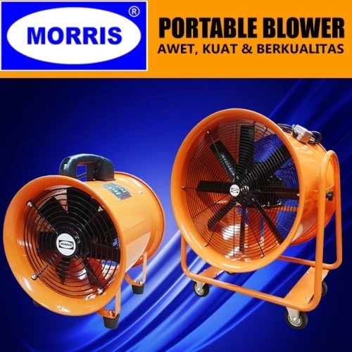 MORRIS mesin portable Ventilator Blower Mbp10 10 inch Exhaust Kipas An