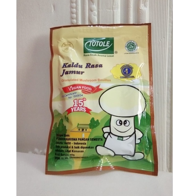 

Totole Kaldu Jamur 40 gr