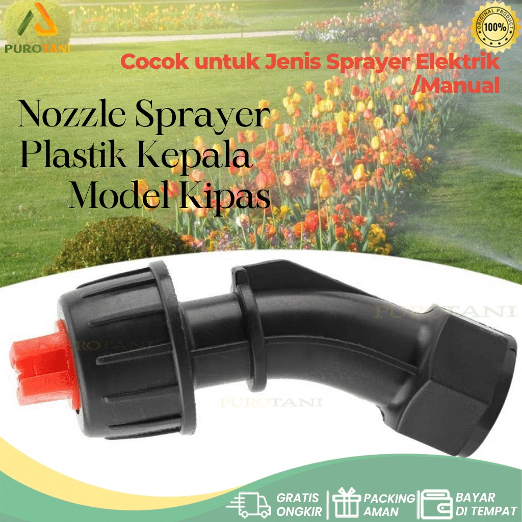 Nozzle plastik model kipas tembak spuyer sprayer pompa elektrik manual