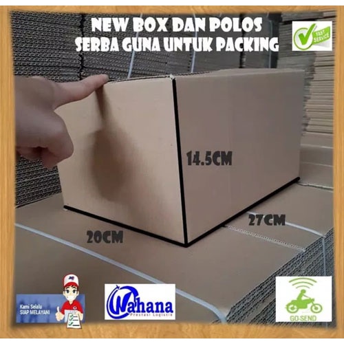 

Karton Box / Kardus Box ( Ukuran : 27 x 20 x 14.5 cm )