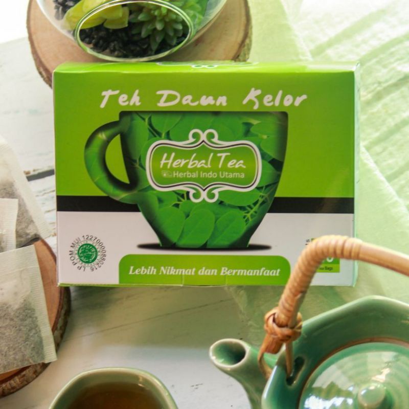 

TEH CELUP DAUN KELOR - Tea Bag Herbal Indo Utama HiU