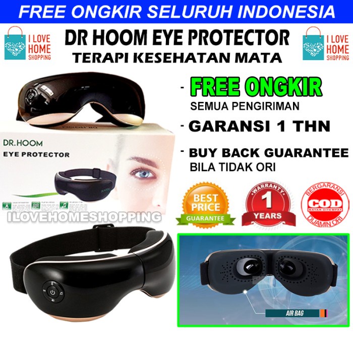 DR HOOM EYE PROTECTOR / EYE MASSAGER (PEMIJAT / RELAKSASI MATA)