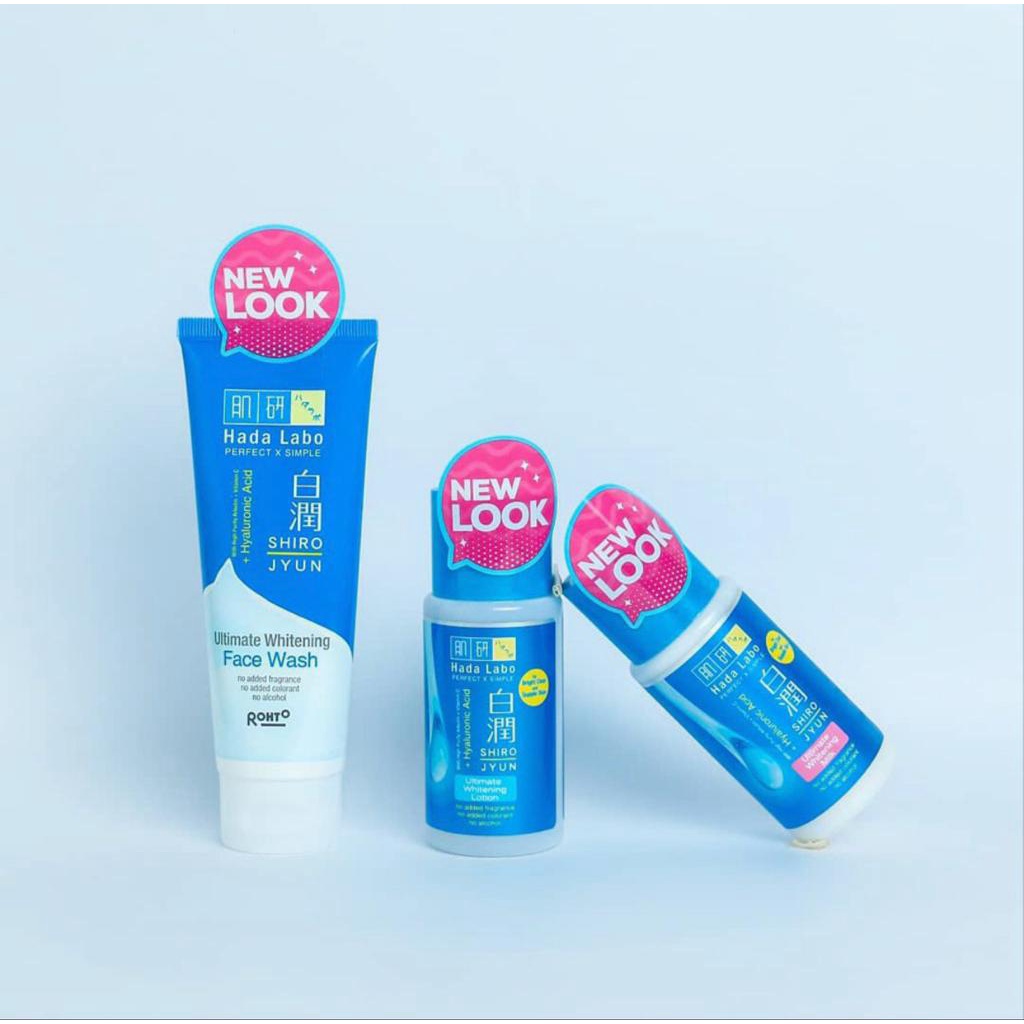 Hada Labo ShiroJyun Ultimate Whitening Face Wash Lotion Essence Milk Night Cream Series Hadalabo