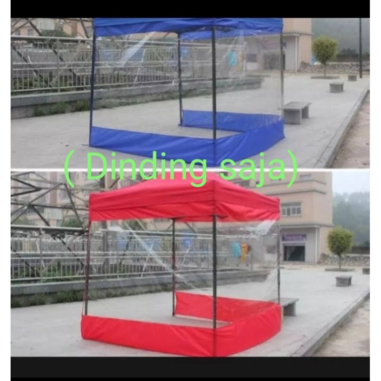 Tirai / tutup samping tenda ukuran 2x2 (Tirai saja)