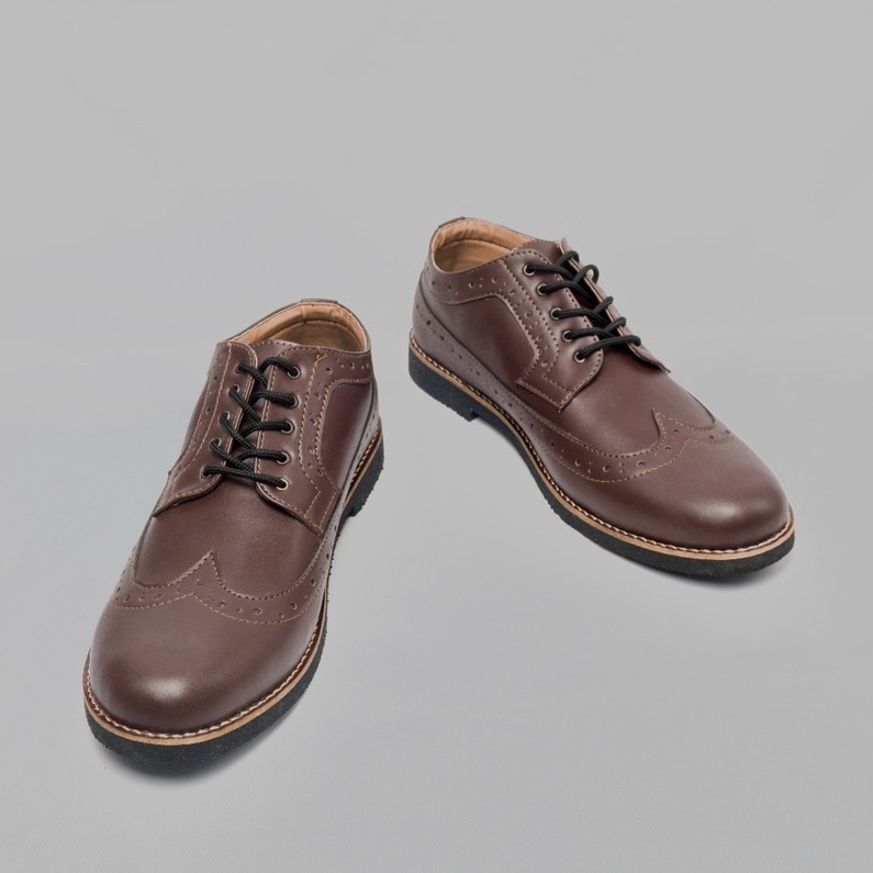 sepatu kantor pria brownlongwing