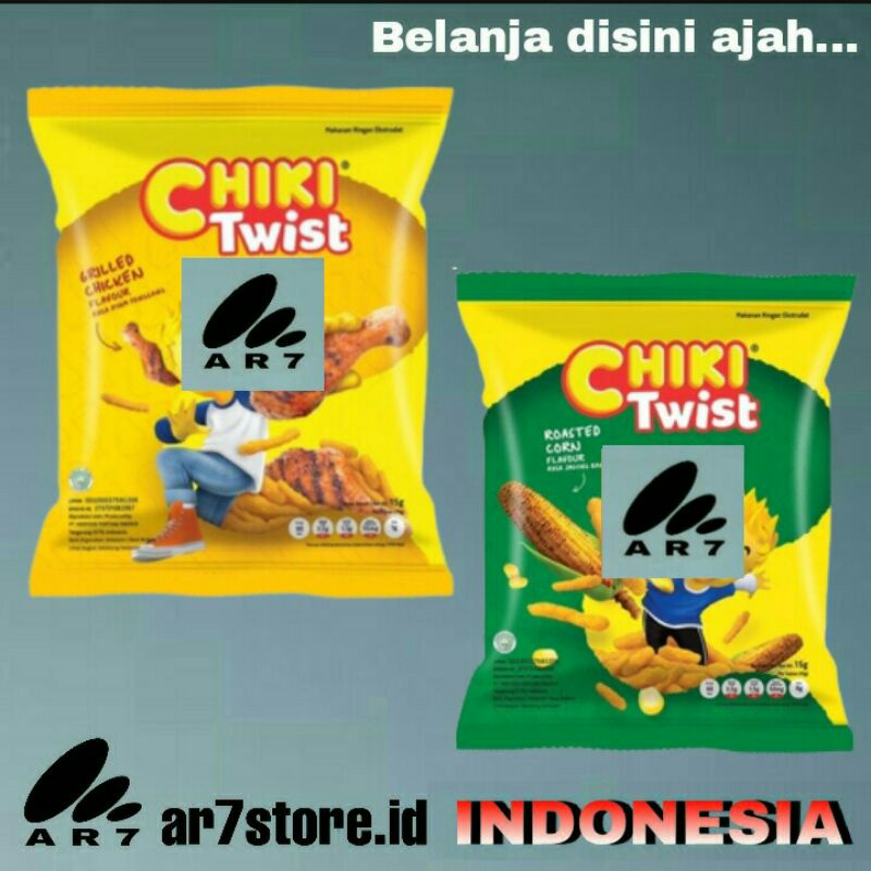 

CHIKI TWIST jagung bakar/keju 1 pack isi 10 x 18gr