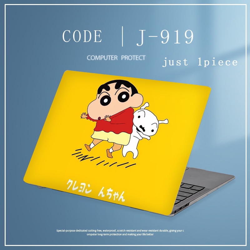 1pc Universal Bebas Potong COD Custom Stiker Kulit Laptop Untuk lenovo YOGA 14s YOGA C740 S740 14 &quot;15.6&quot; Notebook Komputer Decal Game Crayon Shin Chan Designs Covers