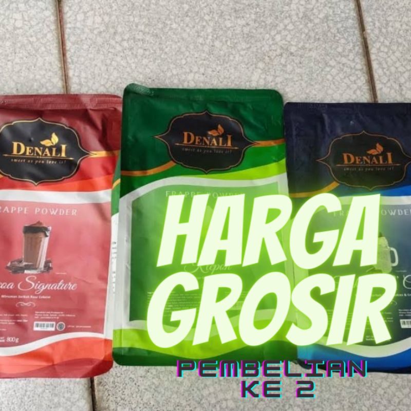 

frappe powder denali 800 gram - manggo delight