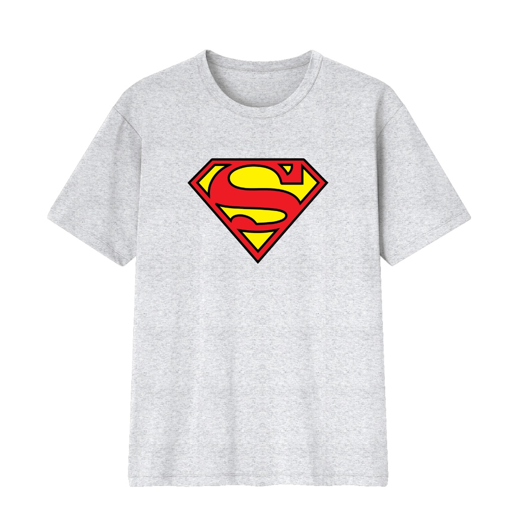 Baju Kaos Logo Supermen Untuk Bayi Anak Remaja Dewasa Big Size Bahan Combed 30s Lembut dan Adem