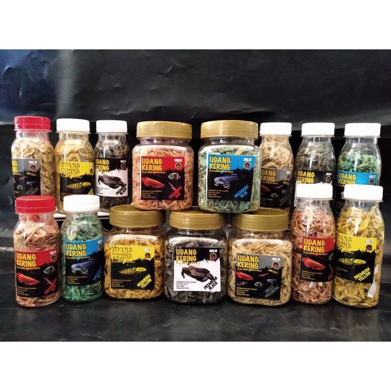 udang kering asagi udang kering new premium carophyll / shrimp kering super red yellow blue udang pa
