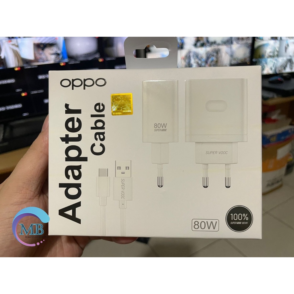 Charger Cashan Casan tc Oppo 80W tipe C SUPER VOOC Fast Charging a17 a77s a77 A5 2020 A9 2020 A52 A53 A54 a74 Reno 2f reno3 reno4 Reno4f Reno4pro reno 5 reno 6 reno 7 Reno7z reno 8 Reno 8 pro MB4000