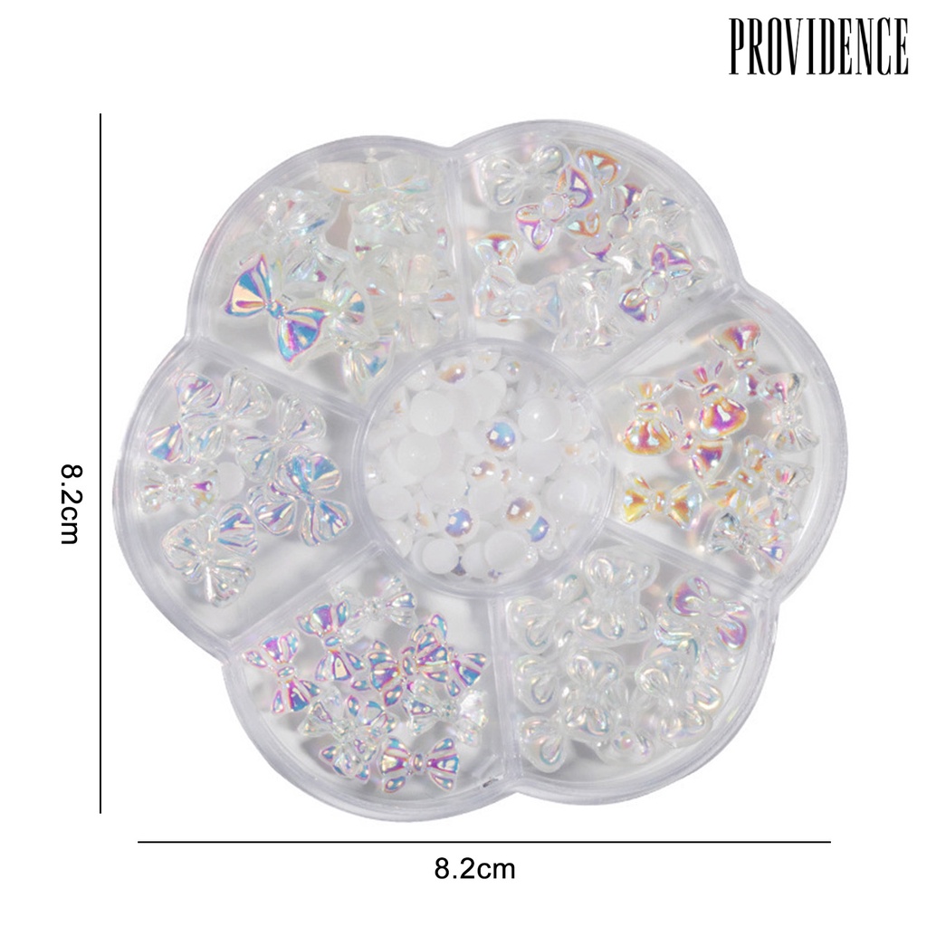 1 Kotak Ornamen Pita Mutiara Imitasi Bahan Resin Untuk Nail Art Salon