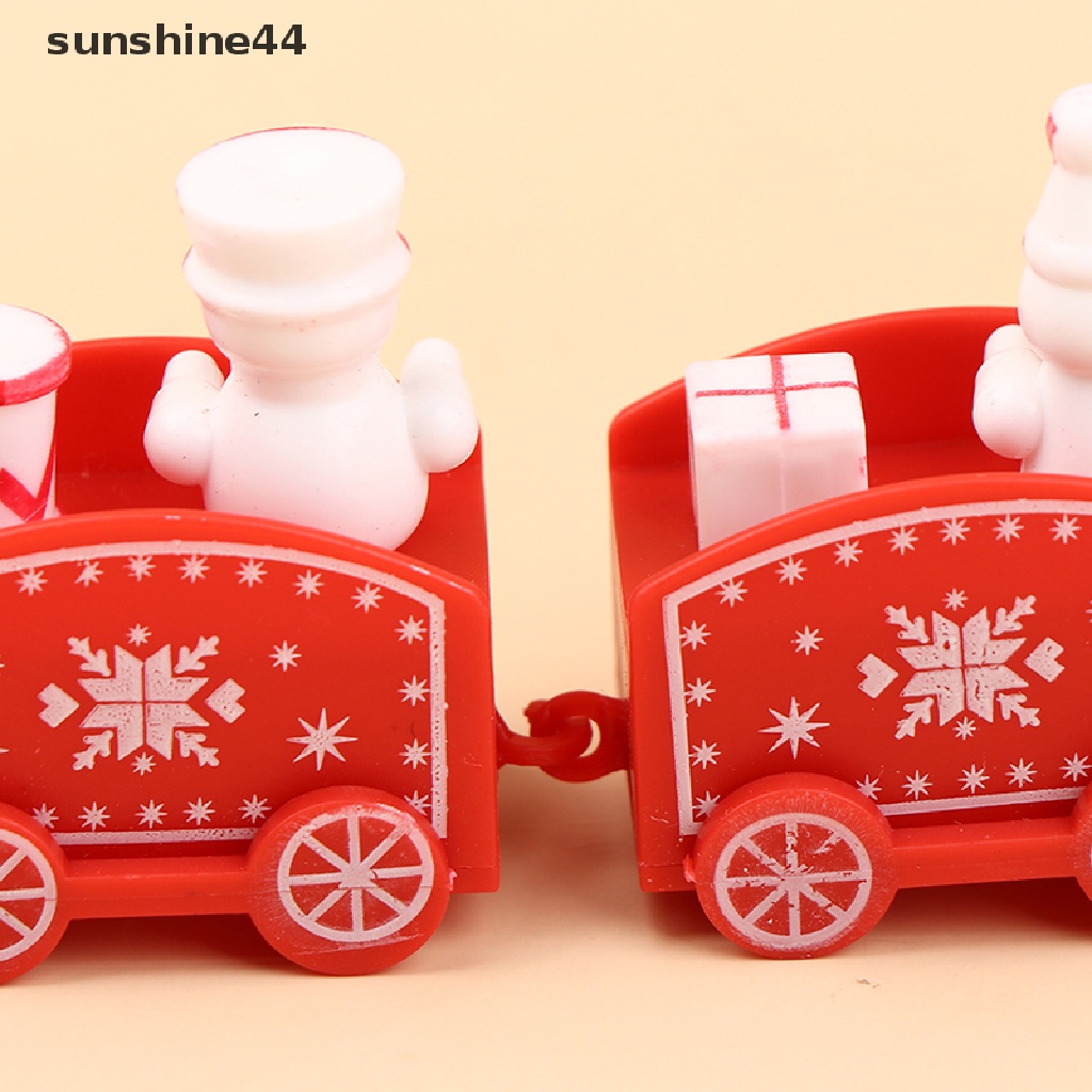 Sunshine Ornamen Kereta Santa Claus Untuk Dekorasi Natal