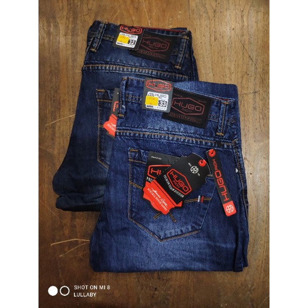 CELANA GIANO SPORT HUGO RICH JEANS PANJANG COWOK PRIA 28-32