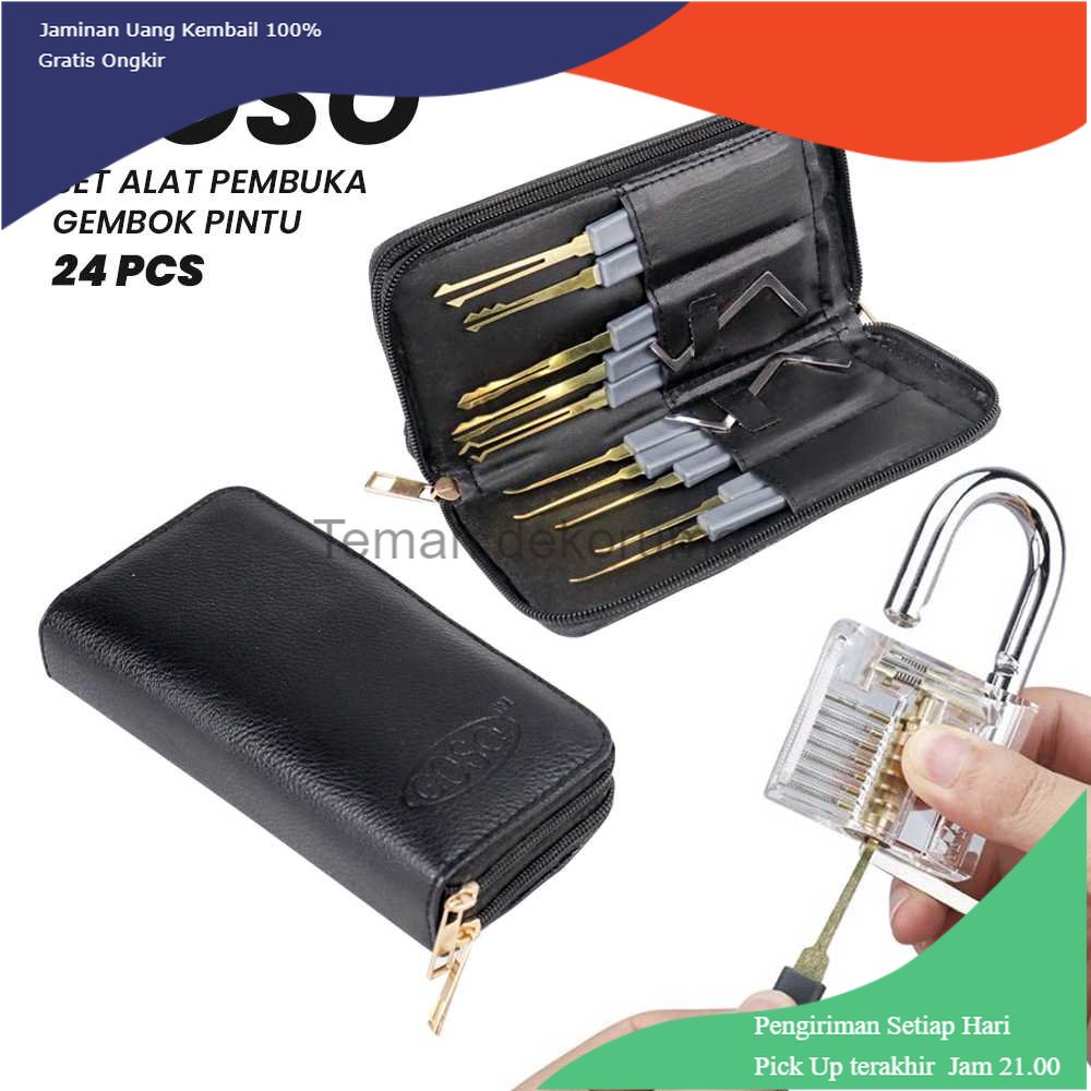 TD-PR2 Goso Set Alat Pembuka Gembok Pintu - 038