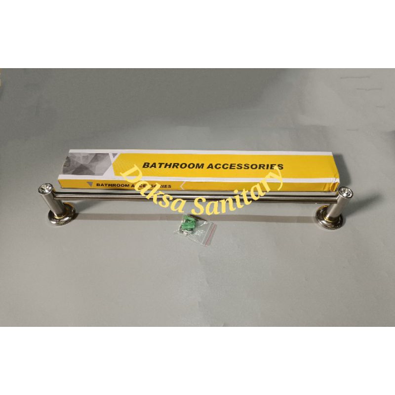 Gantungan Handuk Single / Rak Handuk Single Stainles