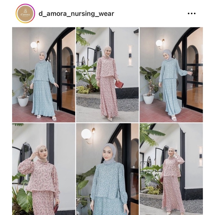 AYANA DRESS BY D'AMORA NURSINGWEAR
