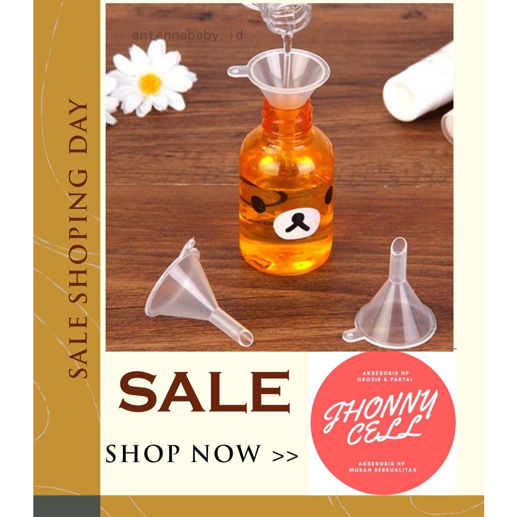 (JC)CORONG MINI PLASTIK / CORONG PARFUME OIL ESSENTIAL / SMALL FUNNELS