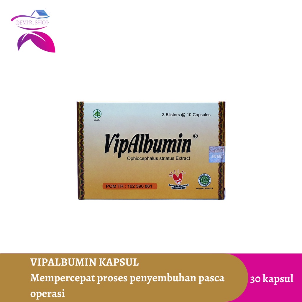 VipAlbumin Kapsul / Ekstrak Ikan Kutuk