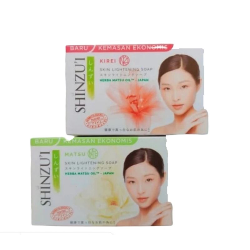 Shinzui sabun batang 60 gram / Sabun batang Shinzui 60 gr / SHINZUI Skin Lightening Bar Soap 60 gr / Sabun Shinzu'i