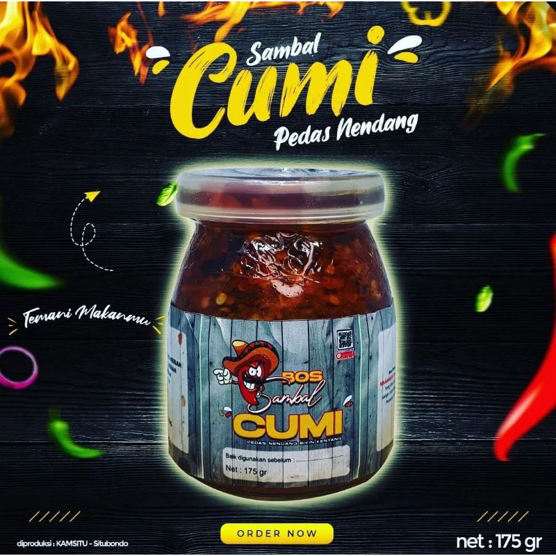 

Sambal Cumi asin Kamsitu175 g Oleh oleh khas Situbondo