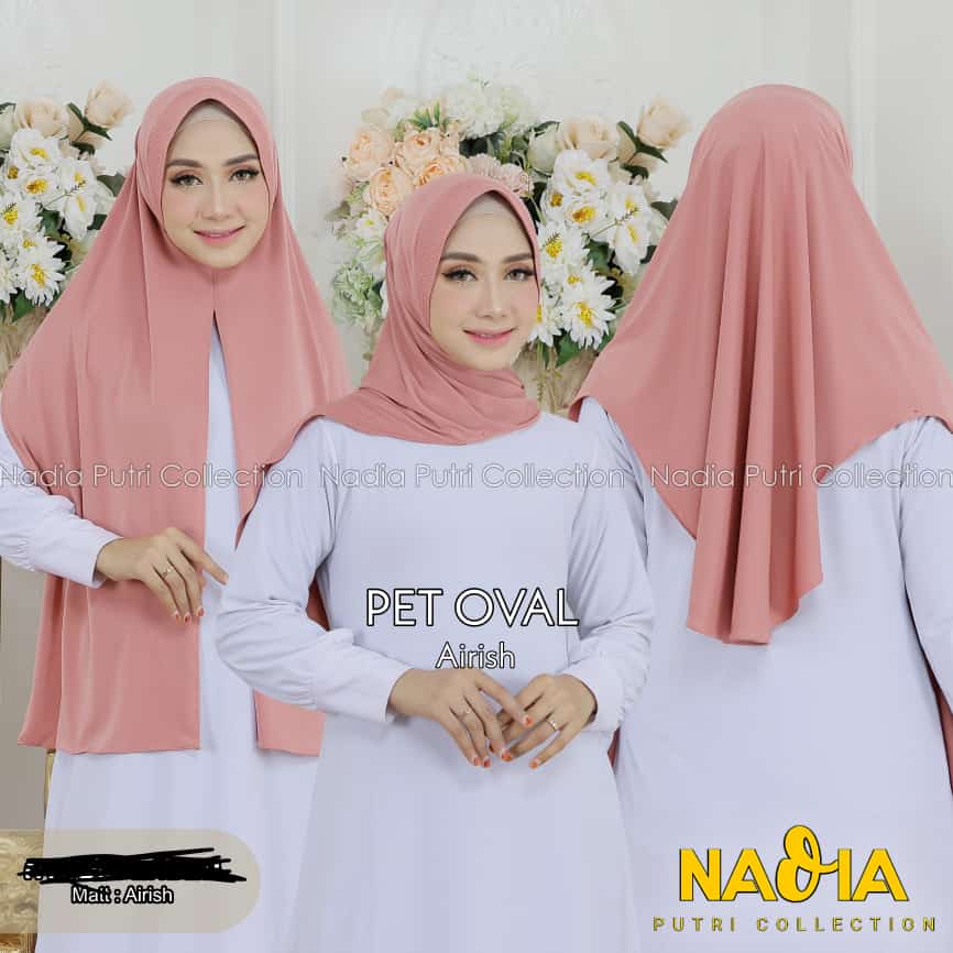 PED OVAL DEWASA / HIJAB INSTAN DEWASA