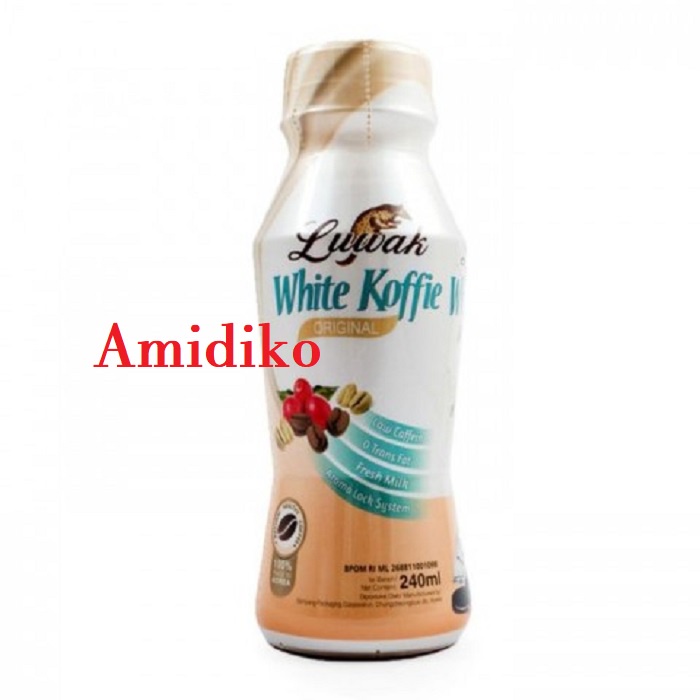 

Luwak White Coffie Coffe ABC Rasa Original Kopi Botol 220ml 220 ml Instant Siap Minum Ready to Drink