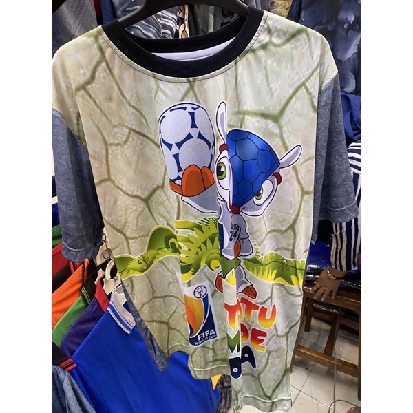 Kaos atasan world cup piala dunia suporter size L