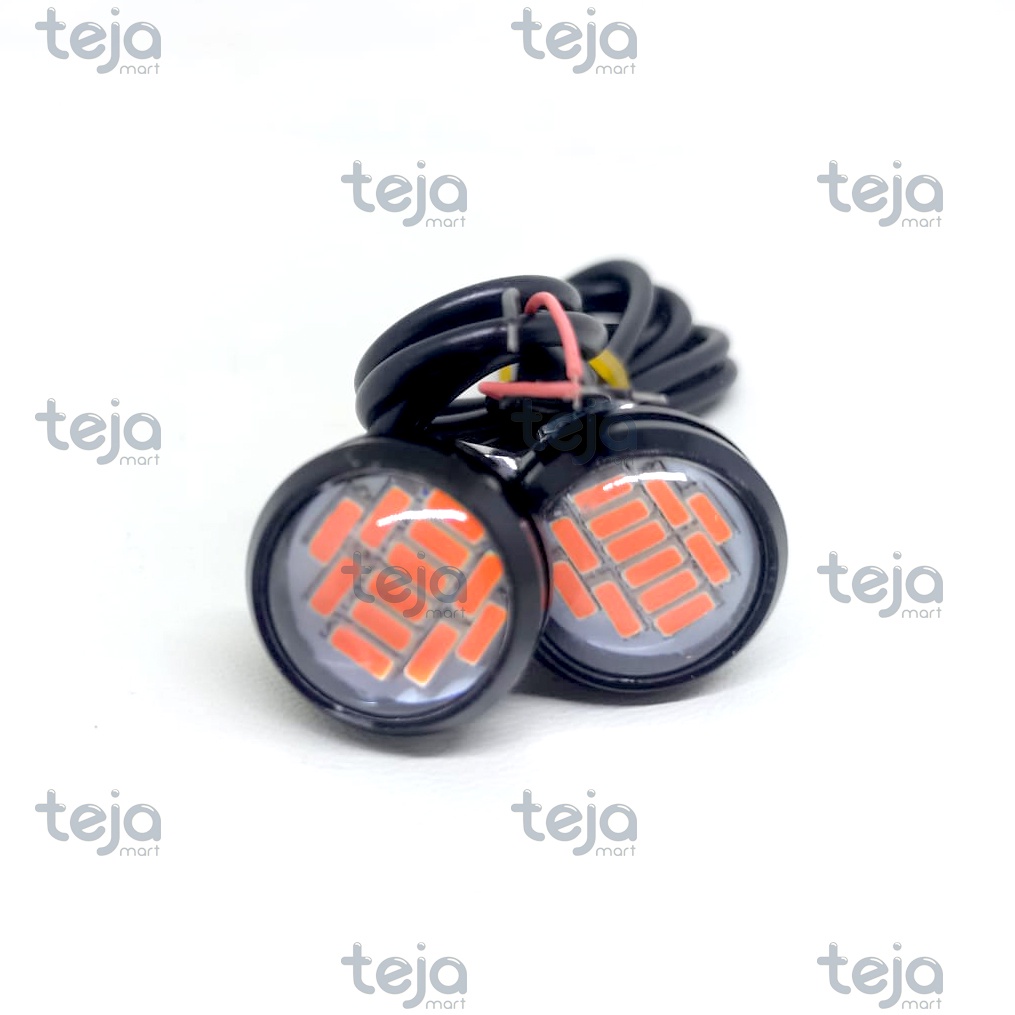 Lampu Mata Elang Eagle Eye 12 Led 22mm Variasi/Aksesoris Motor Mobil