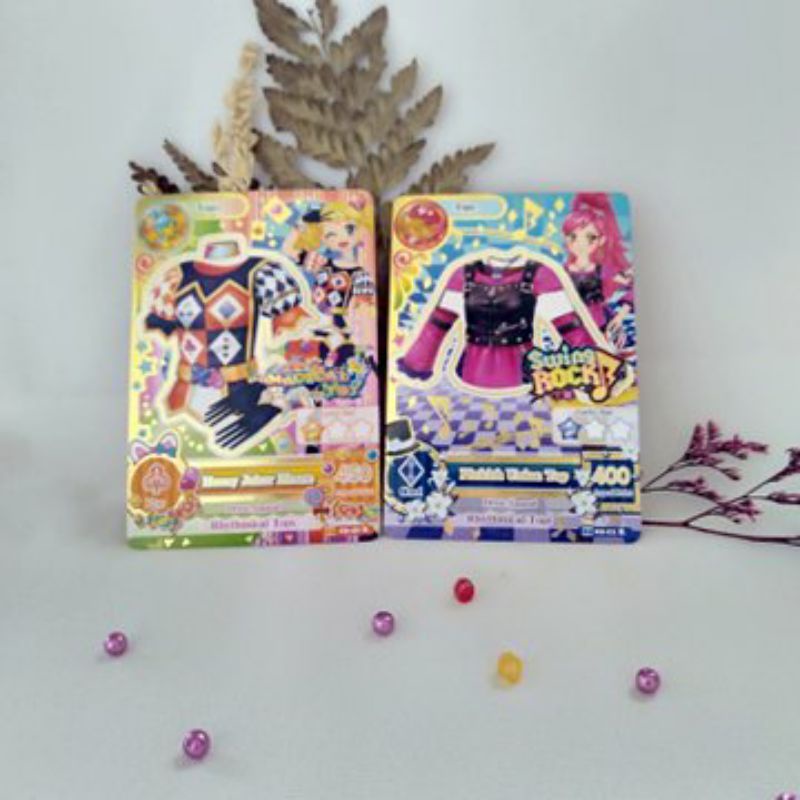 Jual AIKATSU RARE CARD MAGICAL TOY & SWING ROCK Shopee Indonesia