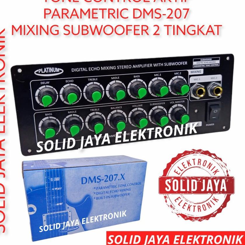 Rekomendasi TONE CONTROL AKTIF PARAMETRIC DMS207 DMS-207.X TONE KONTROL AKTIF MUSIK MIXING ACTIVE PA