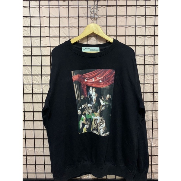 CREWNECK OFF WHITE CARAVAGGIO PAINTING SECOND