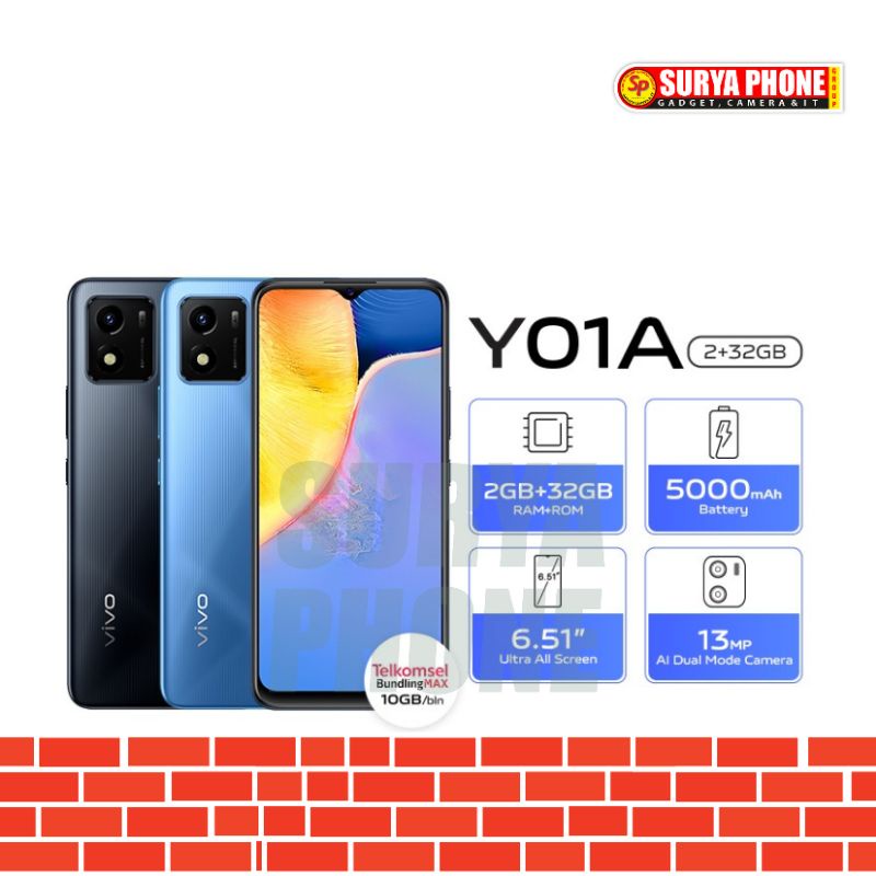 VIVO Y01A RAM 2/32GB