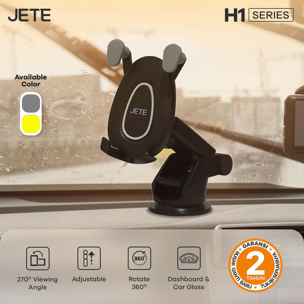 Holder HP Mobil Car Holder JETE H1 - Garansi 2 Tahun