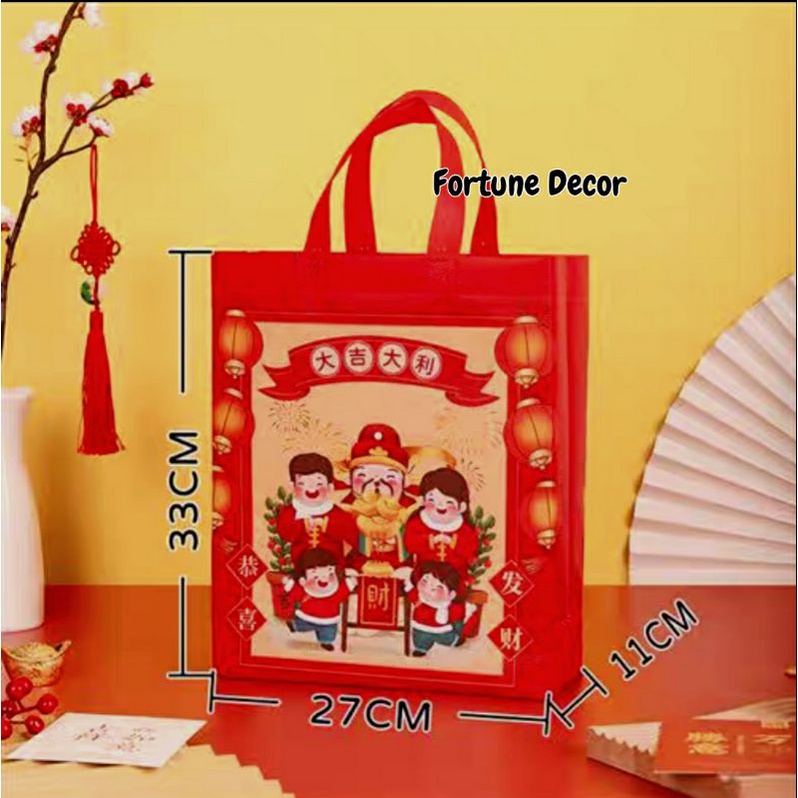 

Tas bingkisan parcel hampers imlek cny impor