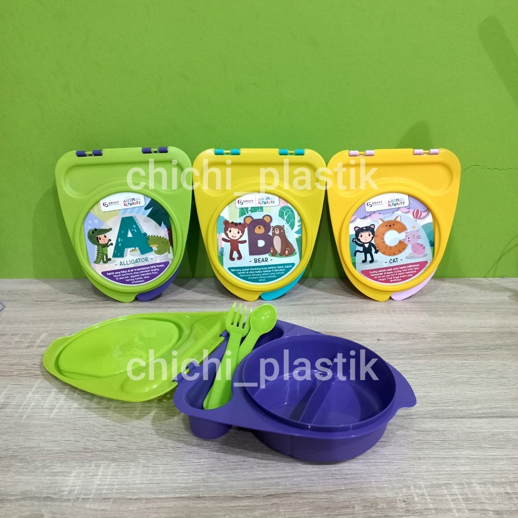 Lunch box set tepak makan karakter sendok garpu lunch box amalfi tepak makan anak souvenir ulang tahun