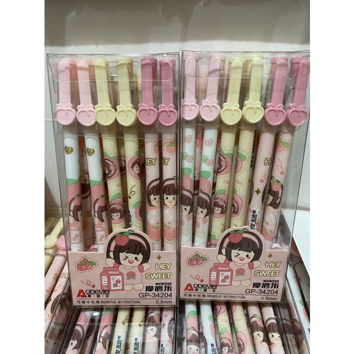 

pen bisa hapus karakter merek Aodemei isi 12 pcs - 34204