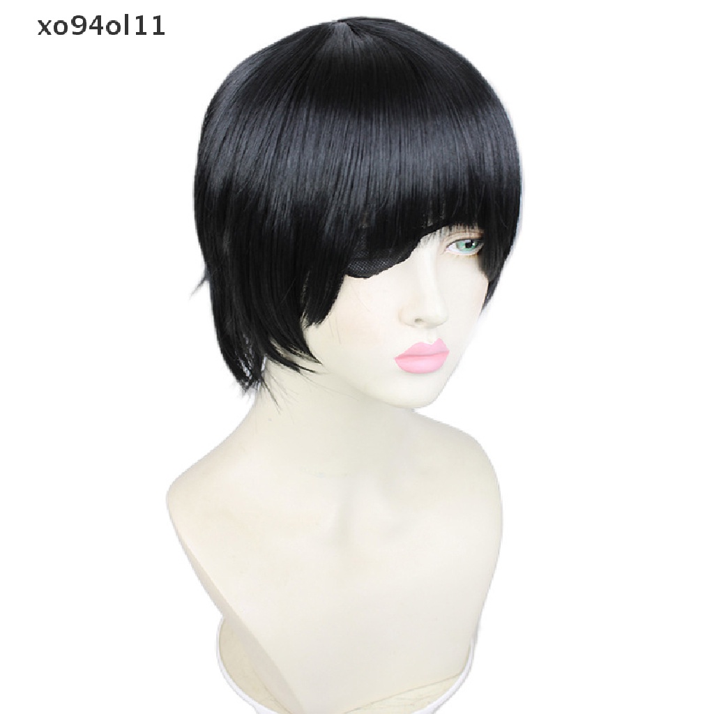 Xo Himeno Wig / Rambut Palsu Pria Model Pendek Layer Bahan Sintetis Tahan Panas Untuk Pesta Kostum