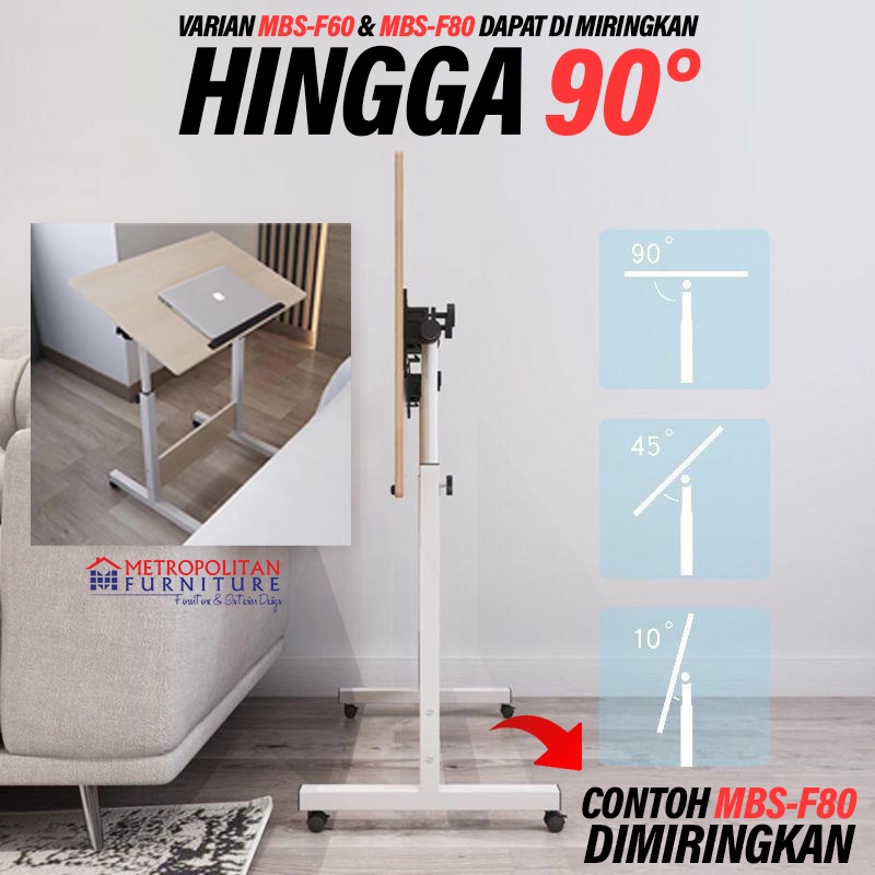 Mee Do Meja Laptop Adjustable Portable Kerja Belajar Multifungsi