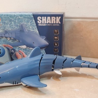 Mainan Remote Control Ikan Hiu | RC Shark Remot Kontrol