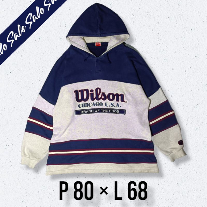 Jaket Hoodie Wilson | Sweater Wilson | Jaket Thrift