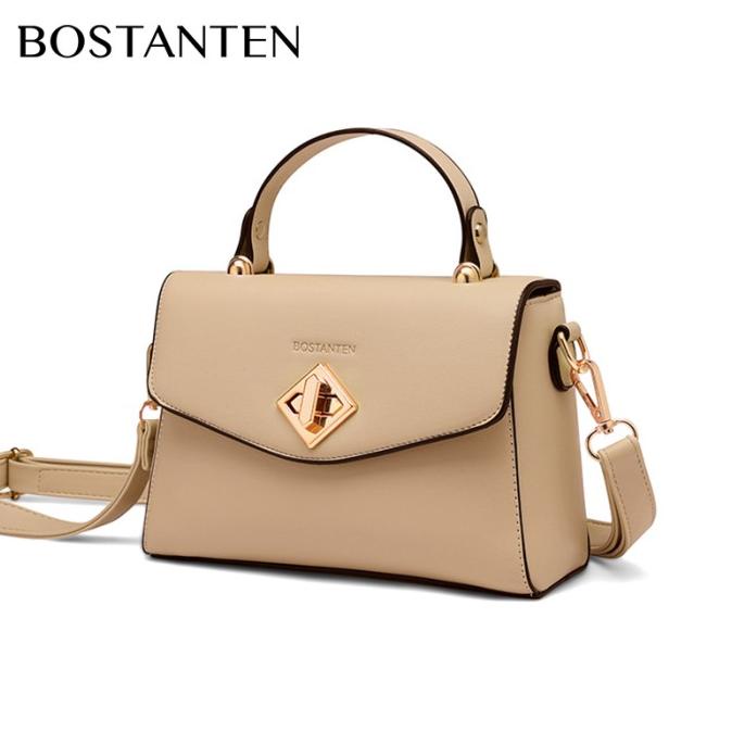BOSTANTEN Tas Selempang PU Wanita Tas bahu berkualitas tinggi