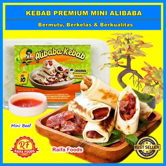 

Kebab Mini Frozen, Kebab Mini Premium Alibaba Original & Pedas Isi 10 Full Daging, Makanan Frozen Food Homemade Murah Halal Bekasi, (Bukan Kebab Besar, Jumbo Maupun Mozarella)