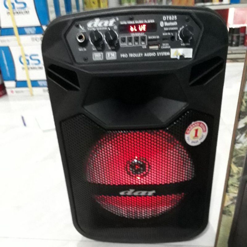 speaker trolley portable DT825 8&quot; free 2mic