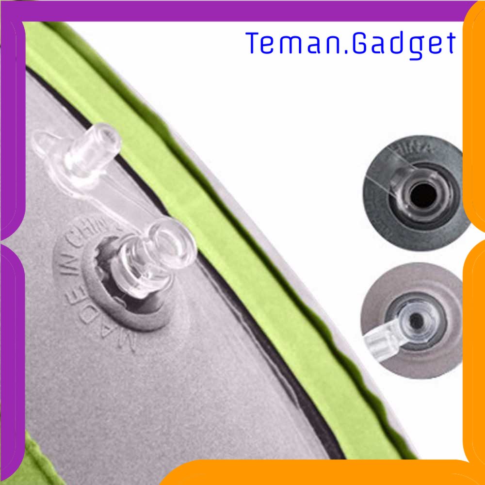 TG-TRV Bantal Leher U-Shape Inflatable Air Blow Up