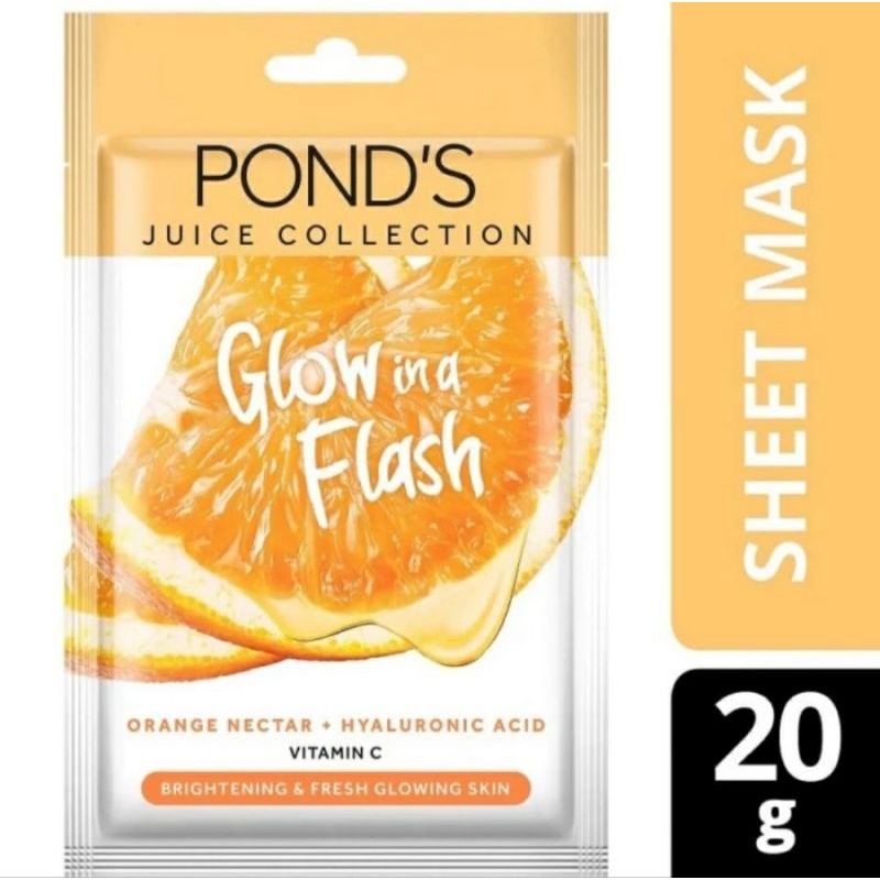 Ponds masker wajah  juice collection orange 20 gr