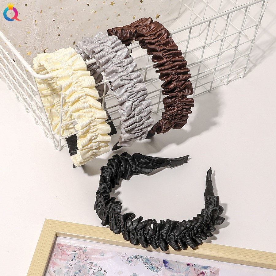 Bando Bandana Headband Wide Srunchie (Korea Quality) - Random