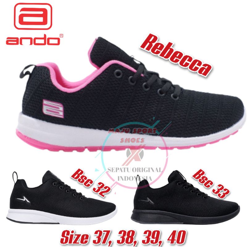 ANDO REBECCA / ANDO BSC DEWASA - SEPATU ORIGINAL ANDO SNEAKERS OLAHRAGA SENAM SEKOLAH RUNNING CEWEK