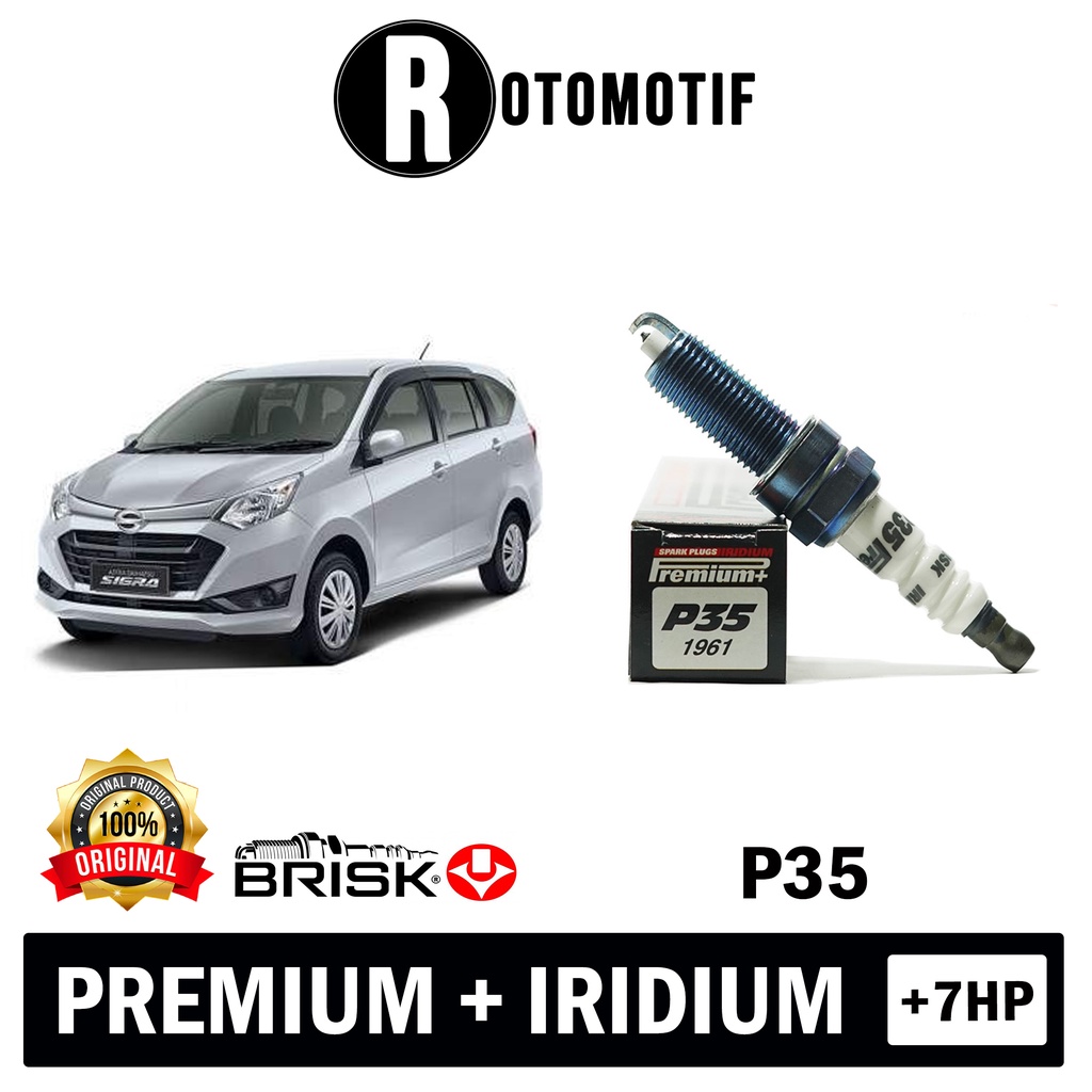 Busi Mobil Daihatsu Sigra 1.0 Brisk Premium Plus Iridium P35